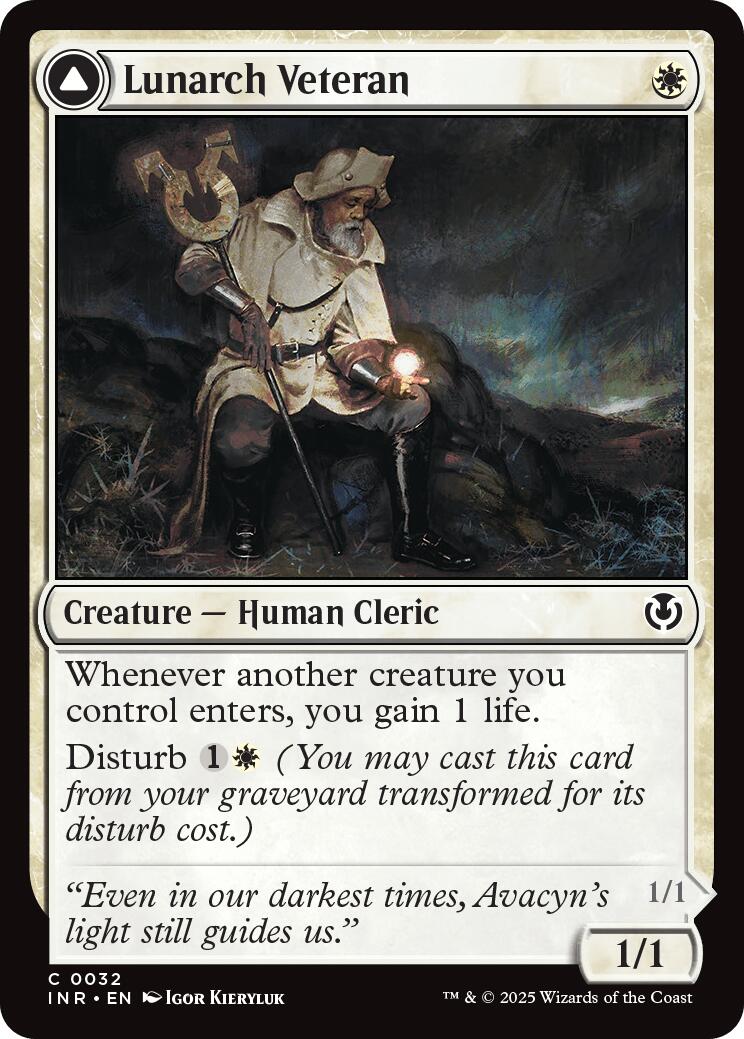 Lunarch Veteran // Luminous Phantom [Innistrad Remastered] - Trinity Hobby