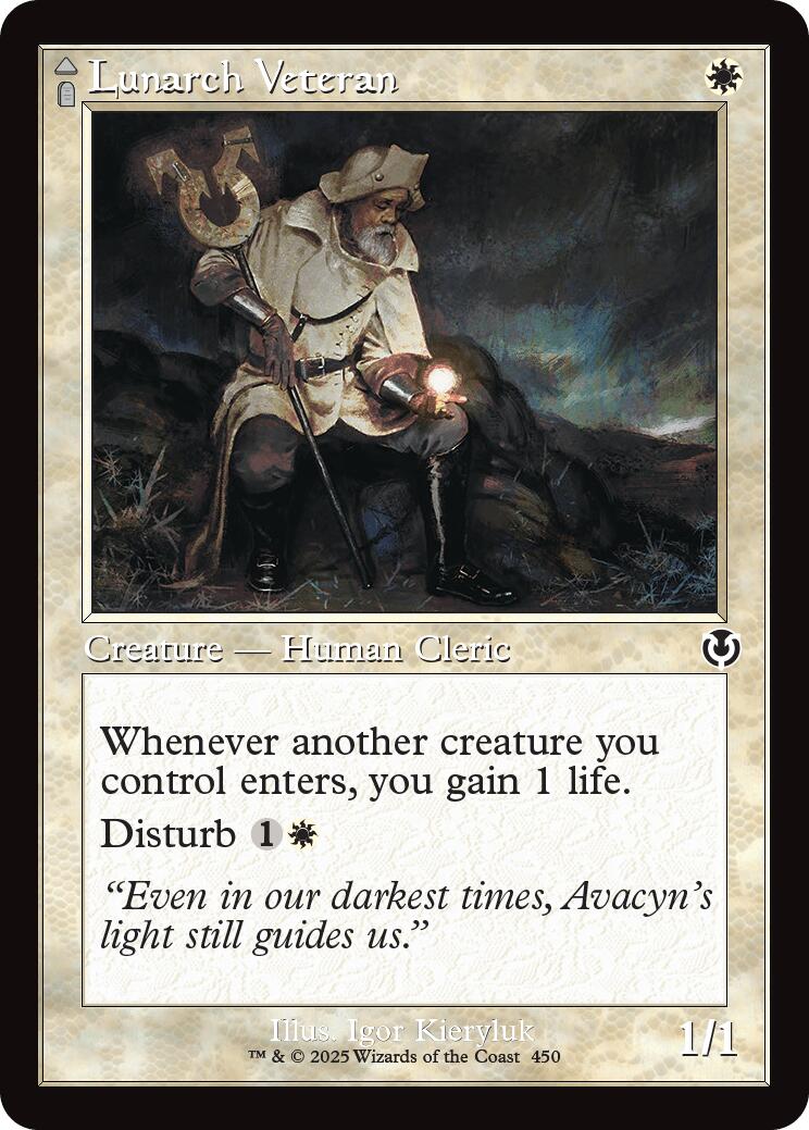 Lunarch Veteran // Luminous Phantom (Retro Frame) [Innistrad Remastered] - Trinity Hobby