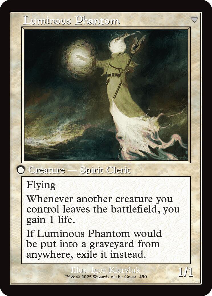 Lunarch Veteran // Luminous Phantom (Retro Frame) [Innistrad Remastered] - Trinity Hobby