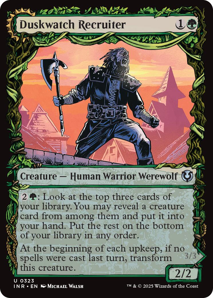 Duskwatch Recruiter // Krallenhorde Howler (Showcase) [Innistrad Remastered] - Trinity Hobby