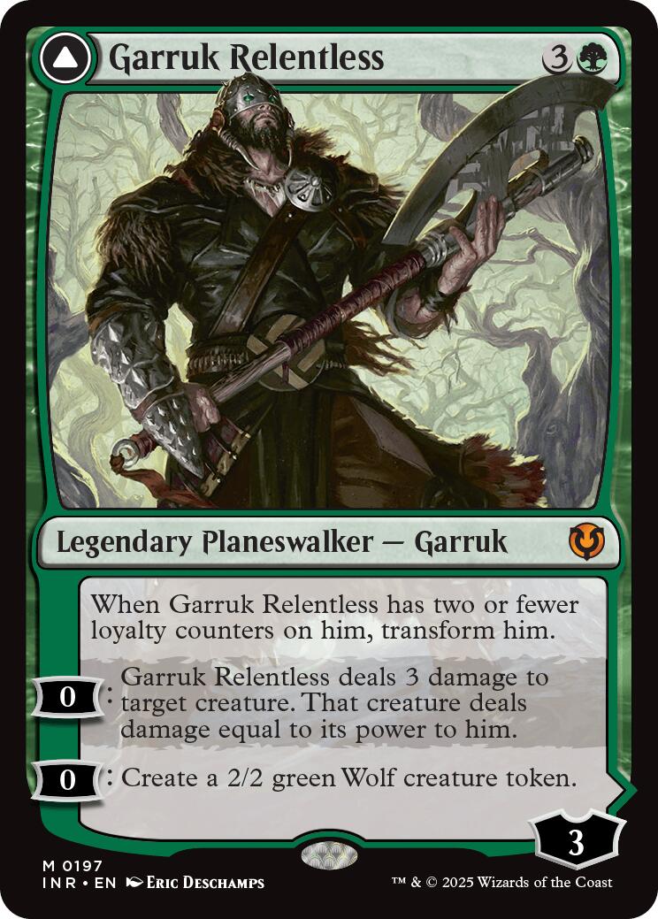Garruk Relentless // Garruk, the Veil-Cursed [Innistrad Remastered] - Trinity Hobby