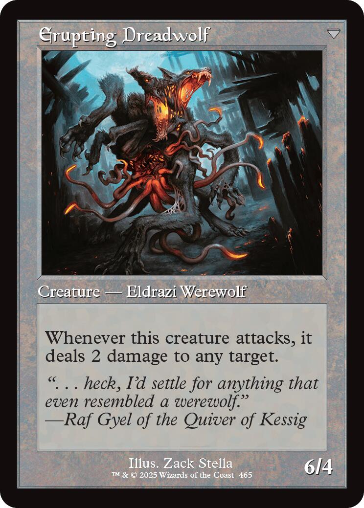 Smoldering Werewolf // Erupting Dreadwolf (Retro Frame) [Innistrad Remastered] - Trinity Hobby