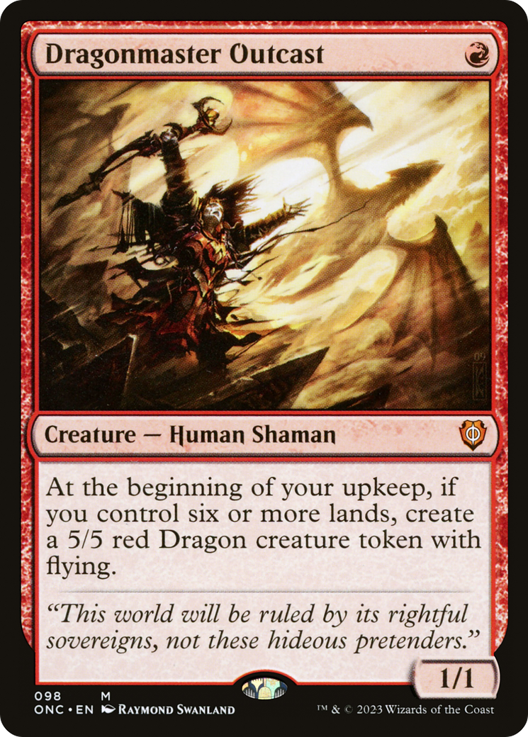 Dragonmaster Outcast [Phyrexia: All Will Be One Commander] - Trinity Hobby