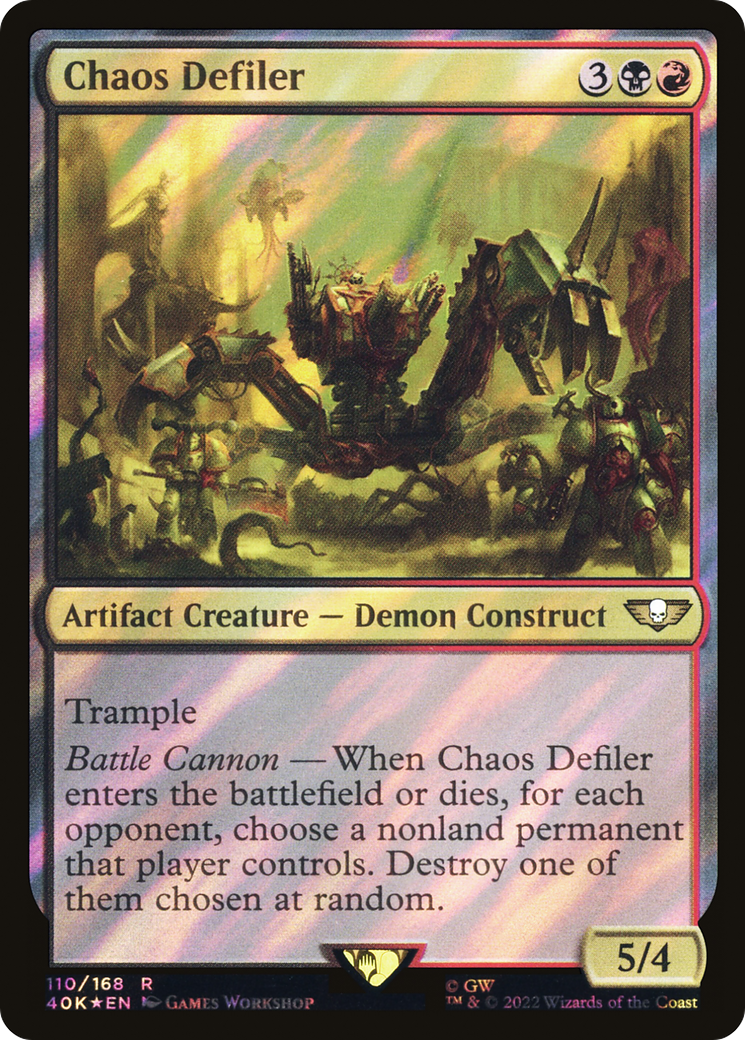 Chaos Defiler (Surge Foil) [Warhammer 40,000] - Trinity Hobby