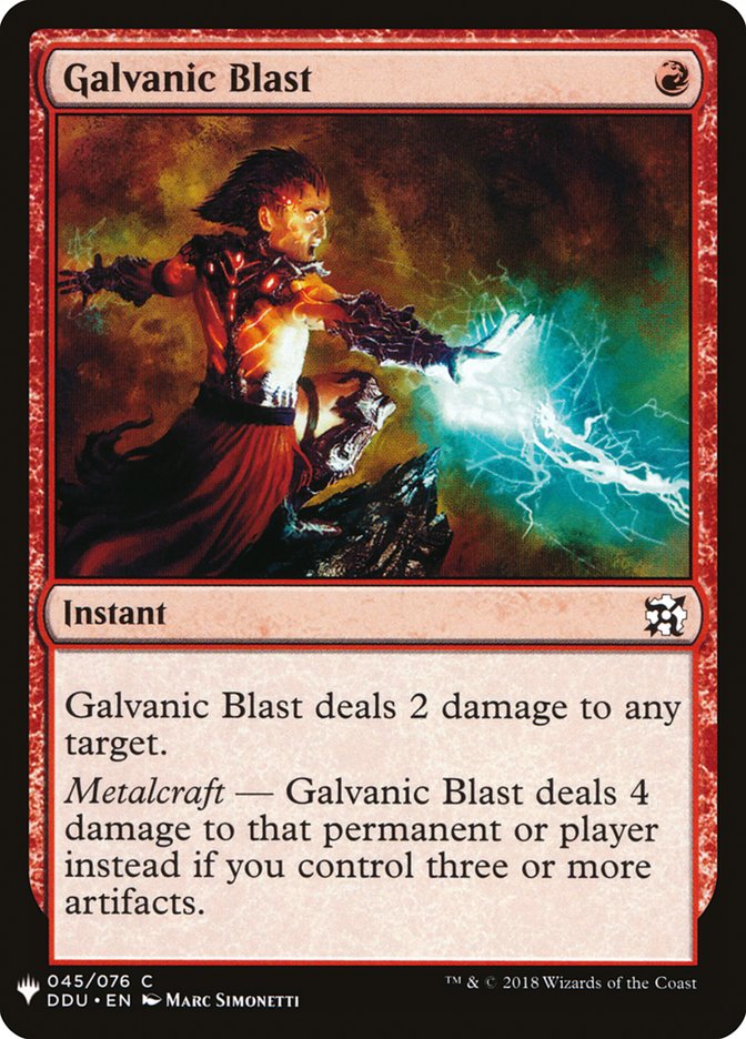Galvanic Blast [Mystery Booster] - Trinity Hobby
