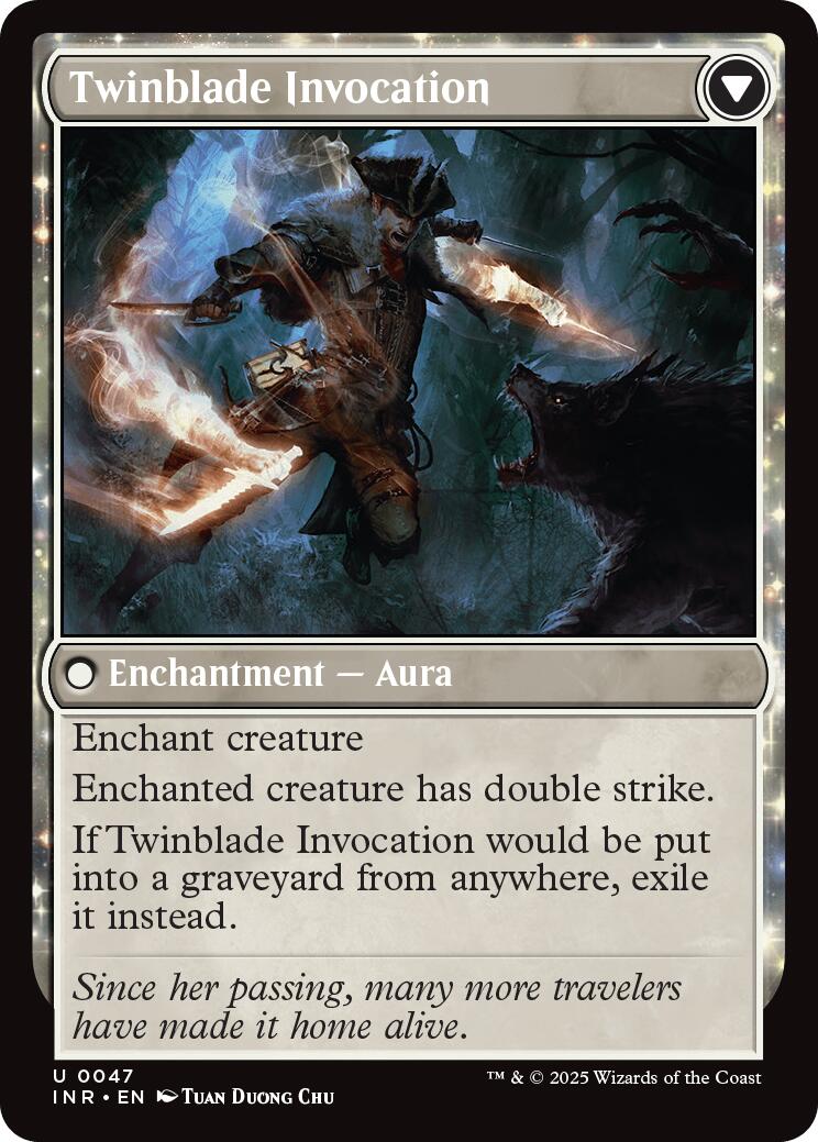 Twinblade Geist // Twinblade Invocation [Innistrad Remastered] - Trinity Hobby