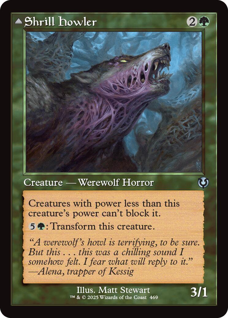 Shrill Howler // Howling Chorus (Retro Frame) [Innistrad Remastered] - Trinity Hobby
