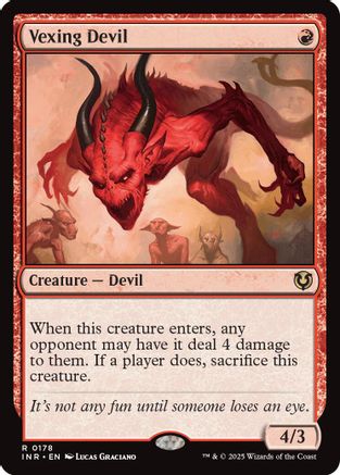 Vexing Devil (INR-178) - [Innistrad Remastered] Foil - Trinity Hobby