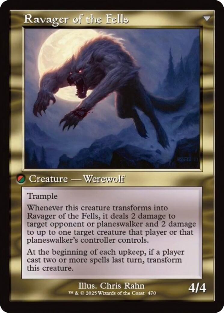 Huntmaster of the Fells // Ravager of the Fells (Retro Frame) [Innistrad Remastered] - Trinity Hobby
