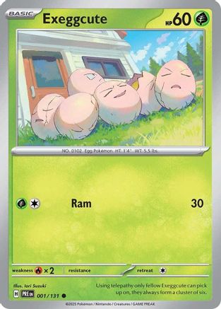 Exeggcute (001/131) [Scarlet & Violet: Prismatic Evolutions] - Trinity Hobby