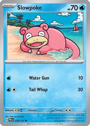 Slowpoke (018/131) [Scarlet & Violet: Prismatic Evolutions] - Trinity Hobby