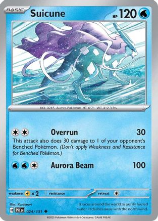 Suicune (024/131) [Scarlet & Violet: Prismatic Evolutions] - Trinity Hobby