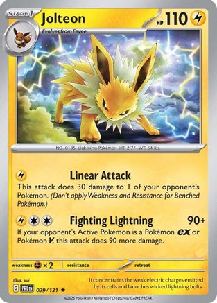 Jolteon (029/131) [Scarlet & Violet: Prismatic Evolutions] - Trinity Hobby
