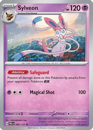 Sylveon (040/131) [Scarlet & Violet: Prismatic Evolutions] - Trinity Hobby