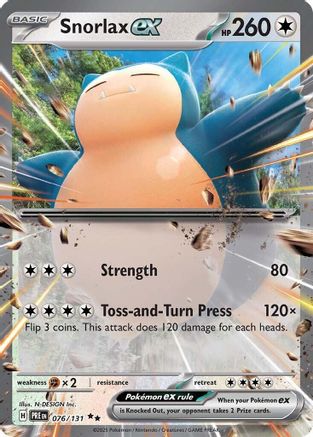 Snorlax ex (076/131) [Scarlet & Violet: Prismatic Evolutions] - Trinity Hobby