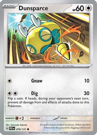 Dunsparce (079/131) [Scarlet & Violet: Prismatic Evolutions] - Trinity Hobby