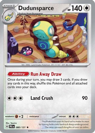 Dudunsparce (080/131) [Scarlet & Violet: Prismatic Evolutions] - Trinity Hobby