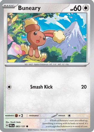 Buneary (083/131) [Scarlet & Violet: Prismatic Evolutions] - Trinity Hobby