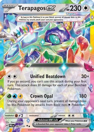 Terapagos ex (092/131) [Scarlet & Violet: Prismatic Evolutions] - Trinity Hobby