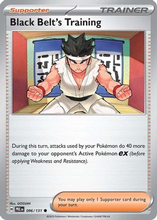 Black Belt's Training (096/131) [Scarlet & Violet: Prismatic Evolutions] - Trinity Hobby