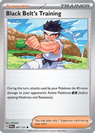 Black Belt's Training (097/131) [Scarlet & Violet: Prismatic Evolutions] - Trinity Hobby