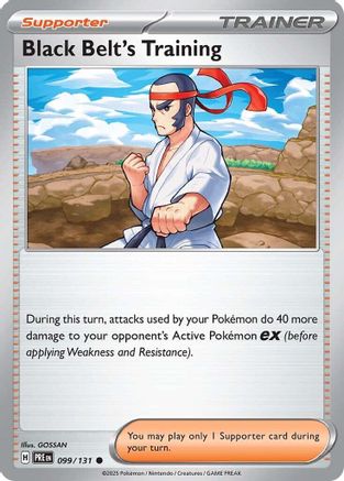 Black Belt's Training (099/131) [Scarlet & Violet: Prismatic Evolutions] - Trinity Hobby