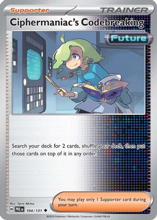 Ciphermaniac's Codebreaking (104/131) [Scarlet & Violet: Prismatic Evolutions] - Trinity Hobby