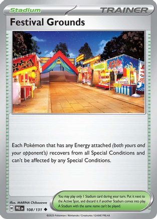 Festival Grounds (108/131) [Scarlet & Violet: Prismatic Evolutions] - Trinity Hobby