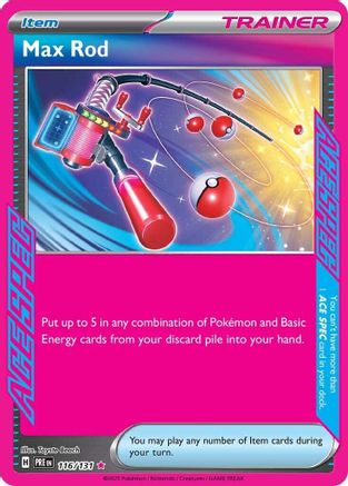 Max Rod (116/131) [Scarlet & Violet: Prismatic Evolutions] - Trinity Hobby