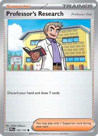 Professor's Research (122/131) [Professor Oak] [Scarlet & Violet: Prismatic Evolutions] - Trinity Hobby