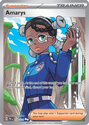 Amarys (132/131) [Scarlet & Violet: Prismatic Evolutions] - Trinity Hobby