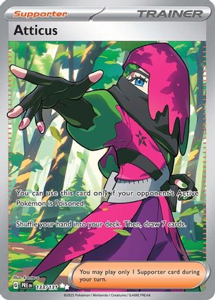 Atticus (133/131) [Scarlet & Violet: Prismatic Evolutions] - Trinity Hobby