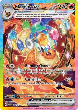 Flareon ex (146/131) [Scarlet & Violet: Prismatic Evolutions] - Trinity Hobby