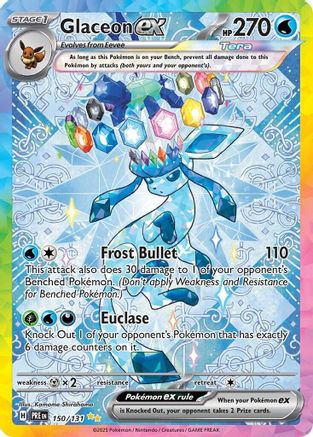 Glaceon ex (150/131) [Scarlet & Violet: Prismatic Evolutions] - Trinity Hobby