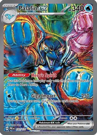Palafin ex (151/131) [Scarlet & Violet: Prismatic Evolutions] - Trinity Hobby