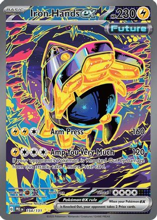 Iron Hands ex (154/131) [Scarlet & Violet: Prismatic Evolutions] - Trinity Hobby