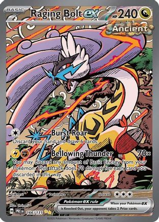Raging Bolt ex (166/131) [Scarlet & Violet: Prismatic Evolutions] - Trinity Hobby
