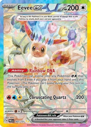 Eevee ex (167/131) [Scarlet & Violet: Prismatic Evolutions] - Trinity Hobby