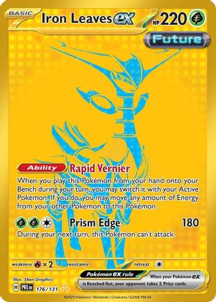 Iron Leaves ex (176/131) [Scarlet & Violet: Prismatic Evolutions] - Trinity Hobby