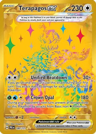 Terapagos ex (180/131) [Scarlet & Violet: Prismatic Evolutions] - Trinity Hobby