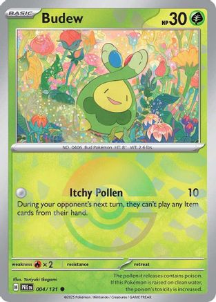 Budew (004/131) (Poke Ball Pattern) [Scarlet & Violet: Prismatic Evolutions] - Trinity Hobby