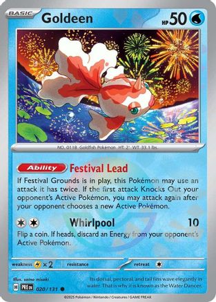 Goldeen (020/131) (Poke Ball Pattern) [Scarlet & Violet: Prismatic Evolutions] - Trinity Hobby