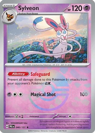 Sylveon (040/131) (Poke Ball Pattern) [Scarlet & Violet: Prismatic Evolutions] - Trinity Hobby