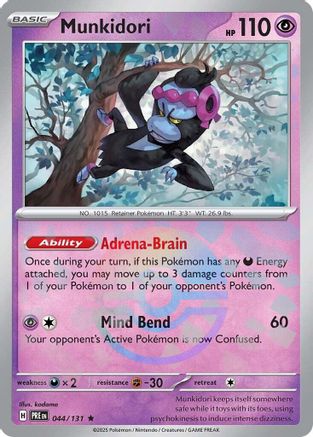 Munkidori (044/131) (Poke Ball Pattern) [Scarlet & Violet: Prismatic Evolutions] - Trinity Hobby