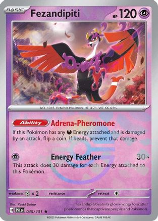 Fezandipiti (045/131) (Poke Ball Pattern) [Scarlet & Violet: Prismatic Evolutions] - Trinity Hobby