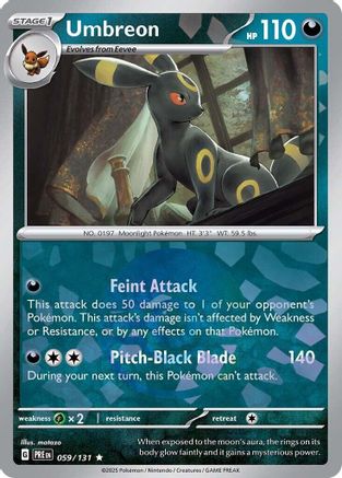 Umbreon (059/131) (Poke Ball Pattern) [Scarlet & Violet: Prismatic Evolutions] - Trinity Hobby
