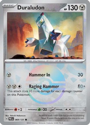Duraludon (069/131) (Poke Ball Pattern) [Scarlet & Violet: Prismatic Evolutions] - Trinity Hobby