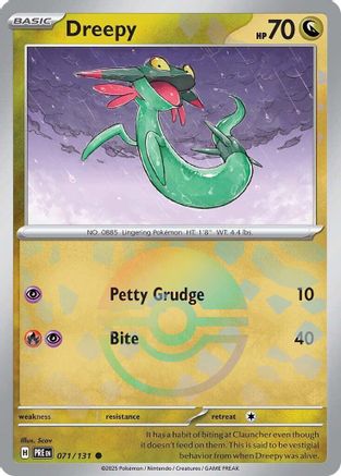 Dreepy (071/131) (Poke Ball Pattern) [Scarlet & Violet: Prismatic Evolutions] - Trinity Hobby