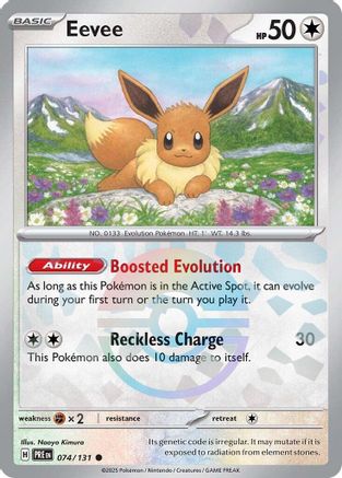 Eevee (074/131) (Poke Ball Pattern) [Scarlet & Violet: Prismatic Evolutions] - Trinity Hobby