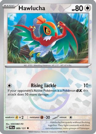 Hawlucha (089/131) (Poke Ball Pattern) [Scarlet & Violet: Prismatic Evolutions] - Trinity Hobby